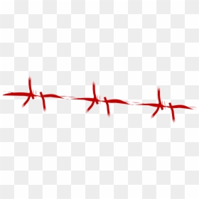 Barbed Wire Protection Blood Free Photo - Colored Barbed Wire Png, Transparent Png - blood vector png