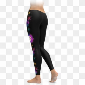 Leggings, HD Png Download - colorful splatter png