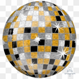 Disco Foil Balloons, HD Png Download - silver ball png