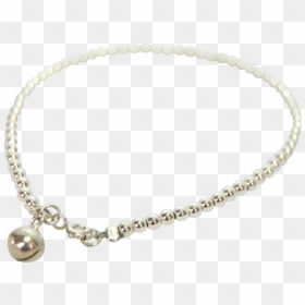 Sterling Silver Bracelet - Chain, HD Png Download - silver ball png