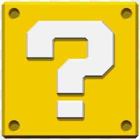 Super Mario Question Block, HD Png Download - mario brick png