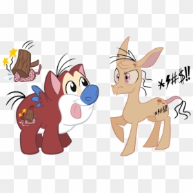 G-blue16, Brain, Mallet, Ponified, Ren And Stimpy, - Ren And Stimpy Human, HD Png Download - ren and stimpy png