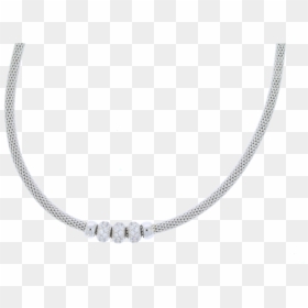 Necklace, HD Png Download - silver ball png
