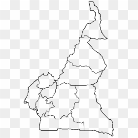 Cameroon Provinces Blank - Cameroon Blank Map Png, Transparent Png - blank open book png