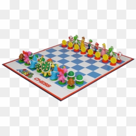 Folding Chess Board Uk, HD Png Download - mario brick png