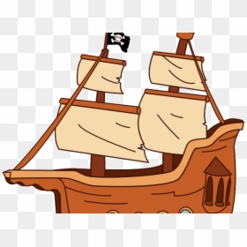 Old Sailing Ships Clipart Pirate Ship - Pirate Ship Clipart Transparent, HD Png Download - old ship png