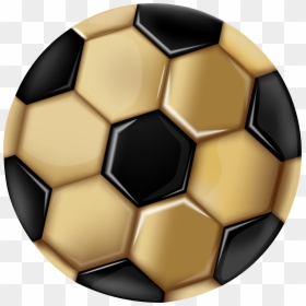 Soccer Ball Gold Transparent - Gold Soccer Ball Clipart, HD Png Download - soccer ball outline png