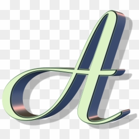 Fancy Letter A Calligraphy, HD Png Download - alphabet letter png
