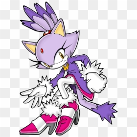 Blaze The Cat Sonic Rush, HD Png Download - blaze the cat png