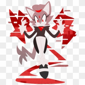 Silver The Hedgehog Corrupted, HD Png Download - blaze the cat png