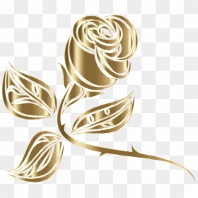 Plant,flower,commodity - Flower Rose Gold Vector Png, Transparent Png - thorn vine png