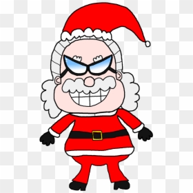 Drawn Pies Santa Claus - Cartoon, HD Png Download - santa head png