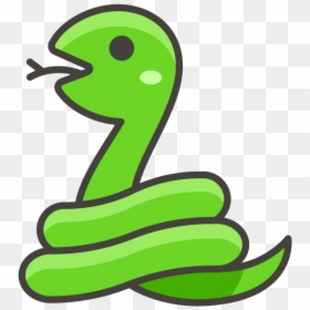 Snake Emoji Icon - Snake Emoji Png, Transparent Png - snake emoji png
