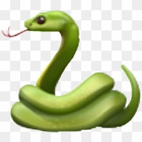 Smooth Green Snake Clipart Mobile - Snake Emoji Png, Transparent Png - snake emoji png