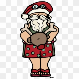 Melonheadz Warm Weather Clip - Santa Melonheadz, HD Png Download - santa head png