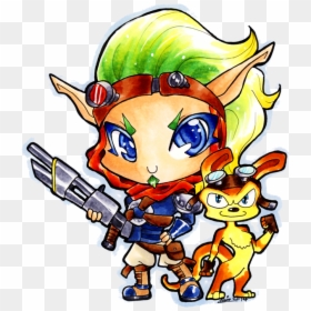 Transparent Jak And Daxter Png - Jak And Daxter Chibi, Png Download - daxter png