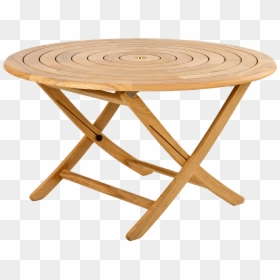 Roble Bengal Folding Table - Round Wooden Garden Table, HD Png Download - folding table png