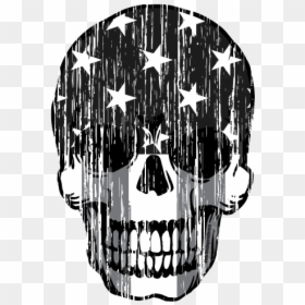 Patriotic Png Black And White, Transparent Png - white grunge png