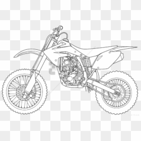 Dirt Bike Drawing Ideas Transparent Background - Blue Gate Of Fez, HD Png Download - motocross png