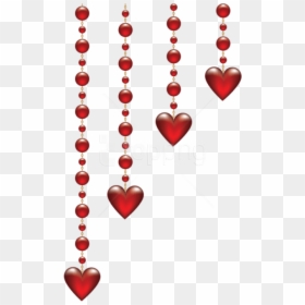 Free Png Download Valentine"s Day Hanging Hearts Transparent - Transparent Valentines Clip Art, Png Download - valentines hearts png