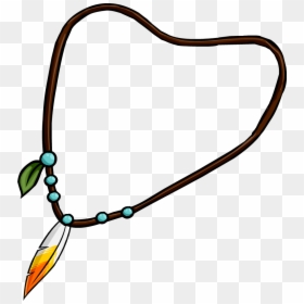 Feather Necklace Icon - Feather Necklace Clipart, HD Png Download - indian feathers png