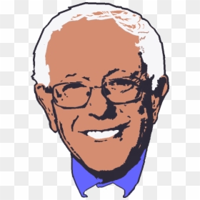 Face Bernie Sanders Transparent, HD Png Download - bernie sanders face png