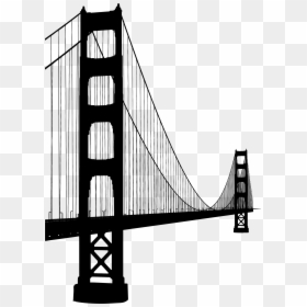 Transparent Bridge Silhouette Png - Golden Gate Bridge Phone, Png Download - golden gate bridge silhouette png