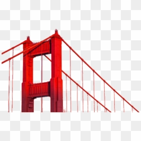 San Francisco Bridge Png - Golden Gate Bridge Top, Transparent Png - golden gate bridge silhouette png