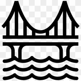 De Abril Icon - Ponte 25 De Abril Png, Transparent Png - golden gate bridge silhouette png