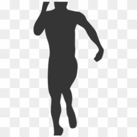 Man Running Silhouette - Man Running Silhouette Png, Transparent Png - running man silhouette png