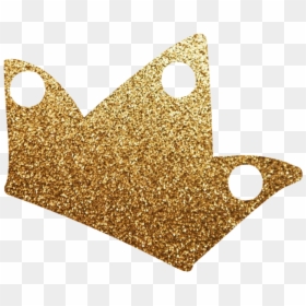 #crown #goldcrown #gold #glitter #glittergold - Brass, HD Png Download - gold glitter crown png