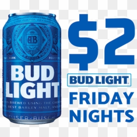 The Sockers, Bud Light, And Valley View Casino Center - Caffeinated Drink, HD Png Download - bud light can png