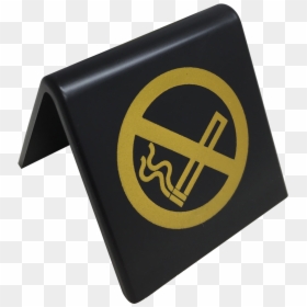 No Smoking Symbol Table Tent Notice - Notice Table, HD Png Download - no smoking sign png