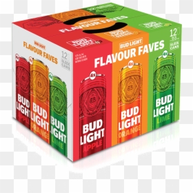 Bud Light Flavor Faves 12 X 355 Ml - Carton, HD Png Download - bud light can png