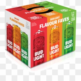 Bud Light Flavor Faves 12 X 355 Ml - Carton, HD Png Download - bud light can png