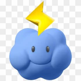 Mario Cloud Png - Mario Kart Storm Cloud, Transparent Png - lakitu png
