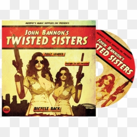 Twisted Sisters - Twisted Sisters 2.0 By John Bannon, HD Png Download - twisted sister logo png