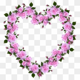 Roses, Heart, Romance, Valentine, Decoration - Coração De Rosas Png, Transparent Png - rose heart png