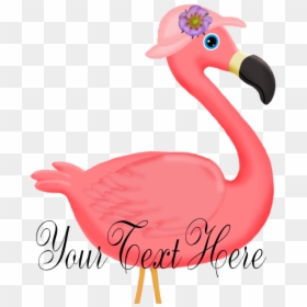 Pink Flamingo Lady Square Cufflinks - Signs With Flamingos, HD Png Download - pink flamingo png