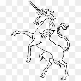 Hd Winged Unicorn Coloring - Black And White Unicorn, HD Png Download - coloring png