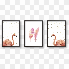Pink Flamingo / Gold, HD Png Download - pink flamingo png