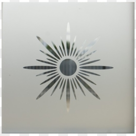 Fired Enamel Starburst Corner Glass Panel - Starburst Glass Door Panel, HD Png Download - sale starburst png