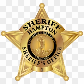Medal,metal - Hampton Sheriff's Office Logo, HD Png Download - gold badge png