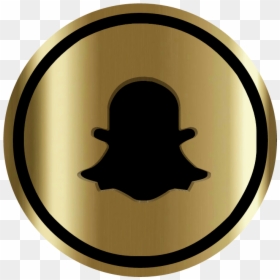 Snapchat Logo Gold - Discord Gold Logo Png, Transparent Png - gold badge png