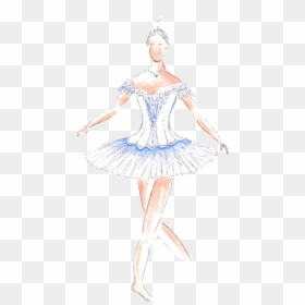 The Snow Queen Costume Designer David Heuvel - Nutcracker Ballet Drawings, HD Png Download - pointe shoes png