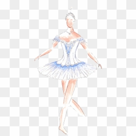 The Snow Queen Costume Designer David Heuvel - Nutcracker Ballet Drawings, HD Png Download - pointe shoes png