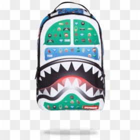 Sprayground Emoji Shark Backpack, HD Png Download - backpack emoji png