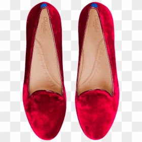 Ballerina Shoes Png - Red Velvet Flat Shoes, Transparent Png - pointe shoes png