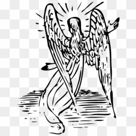 Collection Of Angel Halo Drawings - Angel Clipart, HD Png Download - angel halo wing png