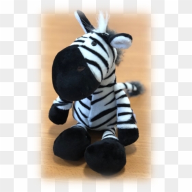 Stuffed Toy, HD Png Download - baby zebra png